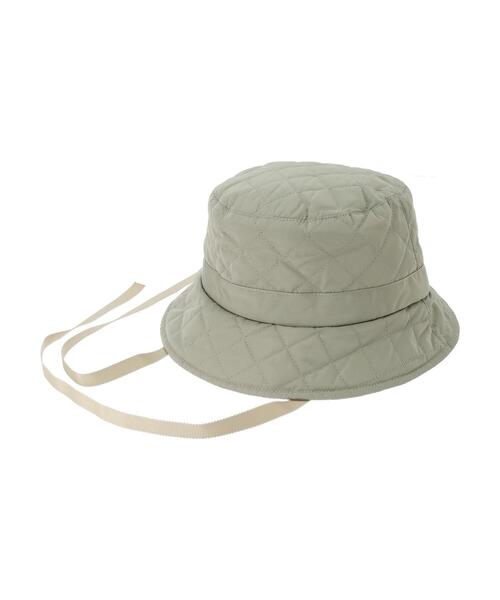 Green　Parks（グリーンパークス）の「・キルトリボンハット（ハット・レディース・ブラック/カーキ/アイボリー・FREE）」の13枚目の写真