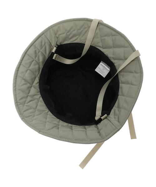 Green　Parks（グリーンパークス）の「・キルトリボンハット（ハット・レディース・ブラック/カーキ/アイボリー・FREE）」の5枚目の写真