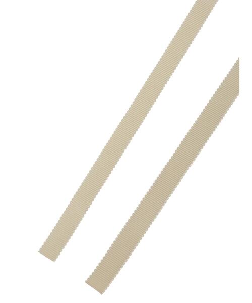 Green　Parks（グリーンパークス）の「・キルトリボンハット（ハット・レディース・ブラック/カーキ/アイボリー・FREE）」の4枚目の写真