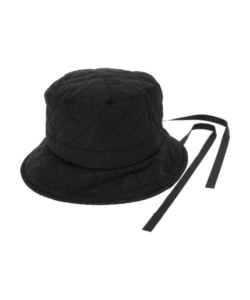 Green　Parks（グリーンパークス）の「・キルトリボンハット（ハット・レディース・ブラック/カーキ/アイボリー・FREE）」の12枚目の写真