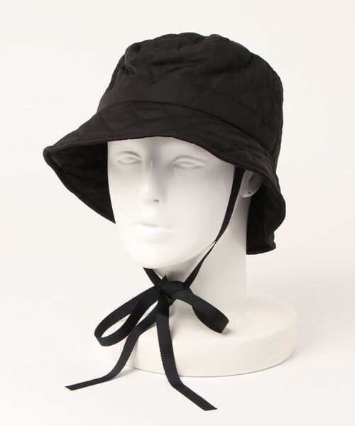 Green　Parks（グリーンパークス）の「・キルトリボンハット（ハット・レディース・ブラック/カーキ/アイボリー・FREE）」の10枚目の写真