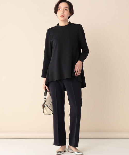 NOLLEY'S ノーリーズ　カットジョーゼットバックフレアブラウス NOLLEY'S（ノーリーズ）の「カットジョーゼットバックフレア