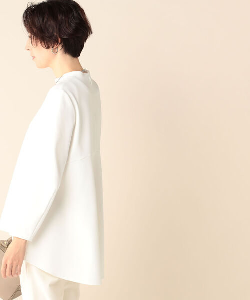 NOLLEY'S ノーリーズ　カットジョーゼットバックフレアブラウス NOLLEY'S（ノーリーズ）の「カットジョーゼットバックフレア