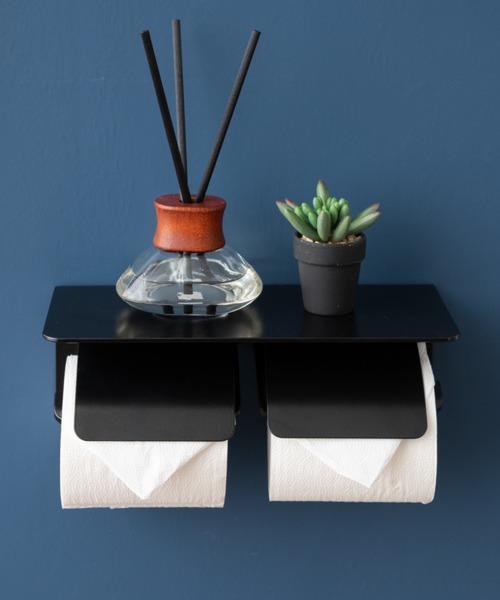 東京家具（トウキョウカグ）の「【HEIM】トイレットペーパーホルダー/2個用（バス/トイレグッズ・レディース・ブラック/ホワイト・FREE）」の10枚目の写真