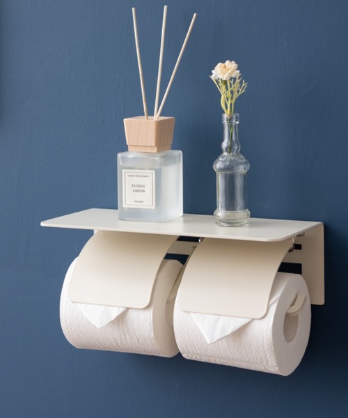 東京家具（トウキョウカグ）の「【HEIM】トイレットペーパーホルダー/2個用（バス/トイレグッズ・レディース・ブラック/ホワイト・FREE）」の12枚目の写真