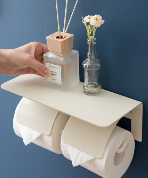 東京家具（トウキョウカグ）の「【HEIM】トイレットペーパーホルダー/2個用（バス/トイレグッズ・レディース・ブラック/ホワイト・FREE）」の9枚目の写真