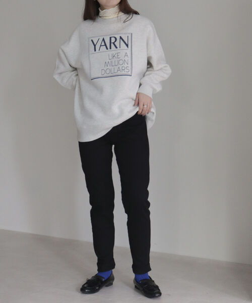 fredy emue（フレディエミュ）の「裏起毛スキニーパンツ（デニムパンツ・レディース・ブラック/チャコールグレー・36/38）」の3枚目の写真