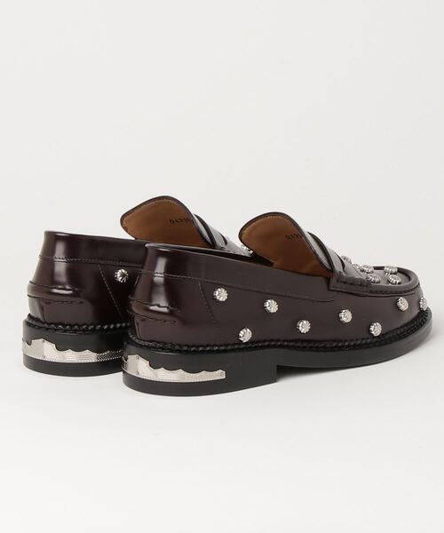 TOGA PULLA(トーガ プルラ)の「【TOGA PULLA/トーガプルラ】loafer BURGUNDY POLIDO/スタッズローファー(ローファー・レディース・バーガンディー・36/37)」の3枚目の写真
