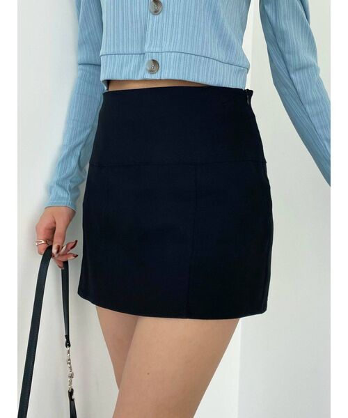 EMODA（エモダ）の「ボクシーハングミニスカート（スカート・レディース・ブラック/グレー/ベージュ・SMALL/MEDIUM）」の11枚目の写真