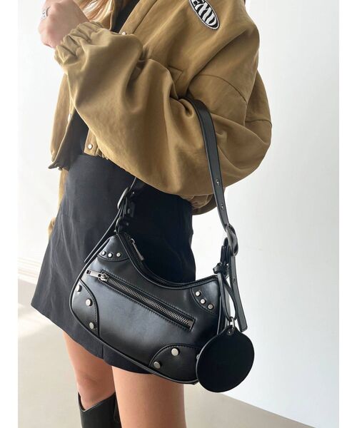 EMODA（エモダ）の「ボクシーハングミニスカート（スカート・レディース・ブラック/グレー/ベージュ・SMALL/MEDIUM）」の19枚目の写真