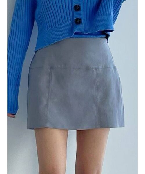 EMODA（エモダ）の「ボクシーハングミニスカート（スカート・レディース・ブラック/グレー/ベージュ・SMALL/MEDIUM）」の22枚目の写真