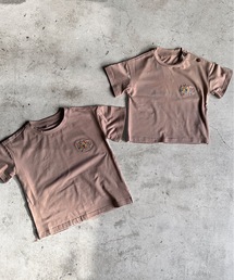 COMMON WARE（コモンウェアー）の「Tapirok / タピロク 奥山優　とらねこフレンチブルドッグ　キッズTシャツ（Tシャツ/カットソー）」