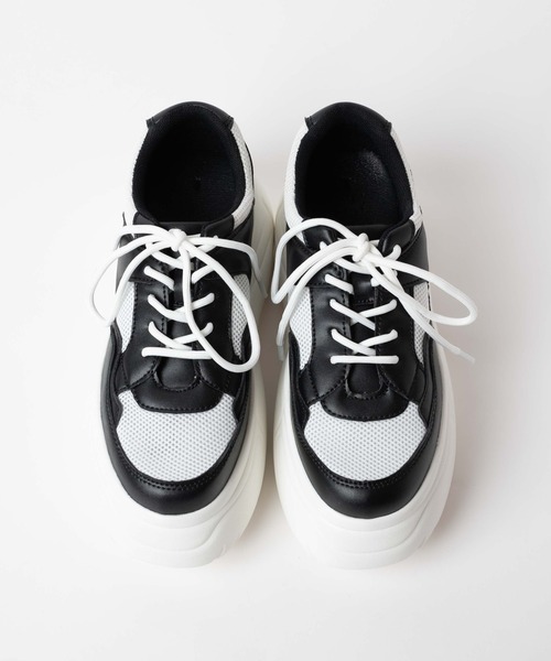 WEGO（ウィゴー）の「WEGO/ボリュームスニーカー（スニーカー・レディース・ブラック/ホワイト/その他1・MEDIUM/LARGE）」の15枚目の写真