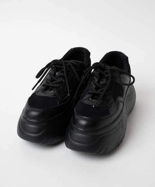 WEGO（ウィゴー）の「WEGO/ボリュームスニーカー（スニーカー・レディース・ブラック/ホワイト/その他1・MEDIUM/LARGE）」の20枚目の写真