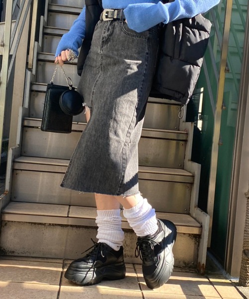 WEGO（ウィゴー）の「WEGO/ボリュームスニーカー（スニーカー・レディース・ブラック/ホワイト/その他1・MEDIUM/LARGE）」の9枚目の写真