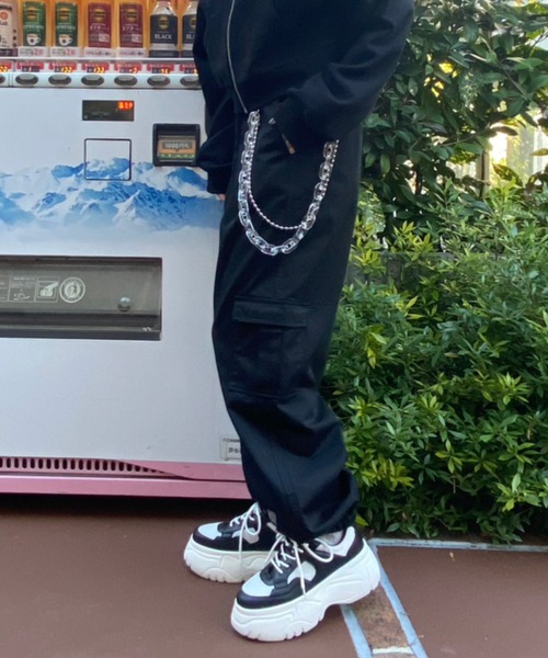 WEGO（ウィゴー）の「WEGO/ボリュームスニーカー（スニーカー・レディース・ブラック/ホワイト/その他1・MEDIUM/LARGE）」の12枚目の写真