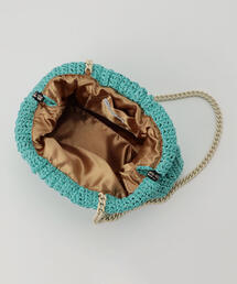 春夏コーデ♪マリア ラ ローザ2022ss新品かごバッグショルダー チェーン 春夏コーデ♪マリア ラ ローザ2022ss新品かごバッグショルダー