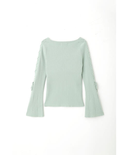 JILL STUART(ジルスチュアート)の「◆ガレットニット(ニット/セーター・レディース・ブルー/ライトグリーン・FREE)」の14枚目の写真
