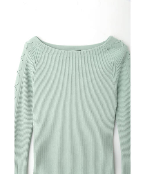 JILL STUART(ジルスチュアート)の「◆ガレットニット(ニット/セーター・レディース・ブルー/ライトグリーン・FREE)」の15枚目の写真