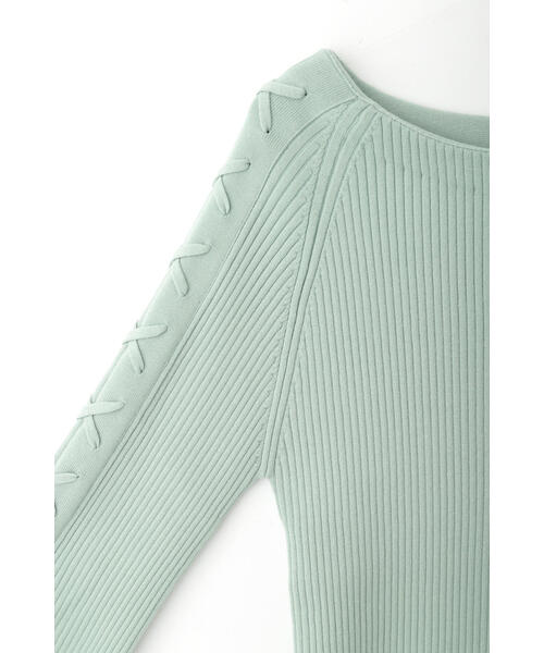 JILL STUART(ジルスチュアート)の「◆ガレットニット(ニット/セーター・レディース・ブルー/ライトグリーン・FREE)」の16枚目の写真