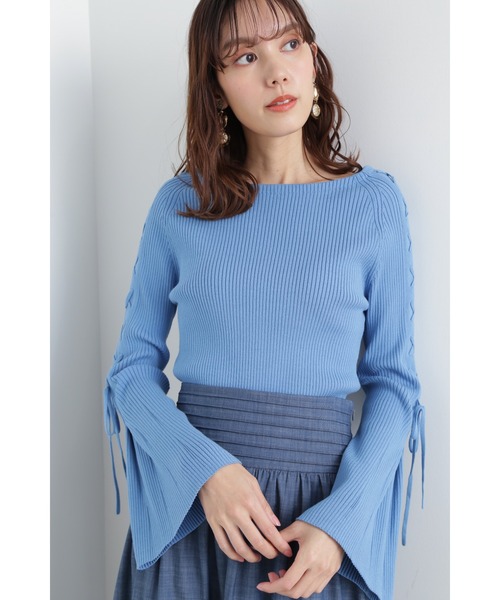 JILL STUART(ジルスチュアート)の「◆ガレットニット(ニット/セーター・レディース・ブルー/ライトグリーン・FREE)」の20枚目の写真