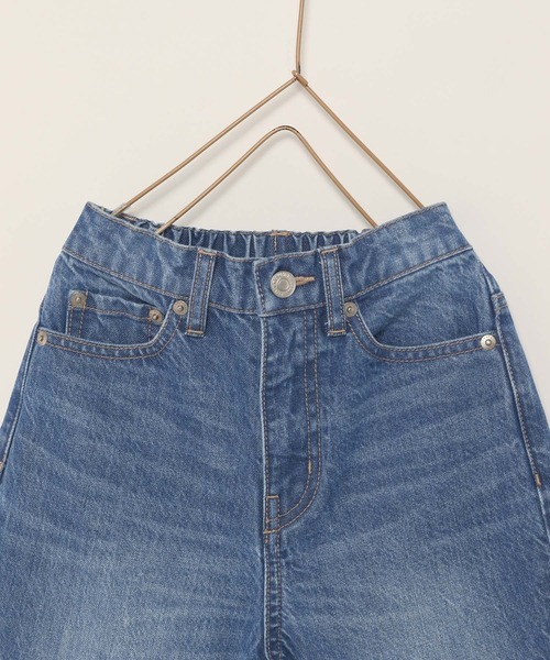 LOWRYS FARM（ローリーズファーム）の「ＣＯＮＥデニムストレートパンツ　177878（デニムパンツ・キッズ・ブルー/ワンウォッシュ/ライトブルー・110cm/120cm/130cm/140cm/150cm）」の5枚目の写真