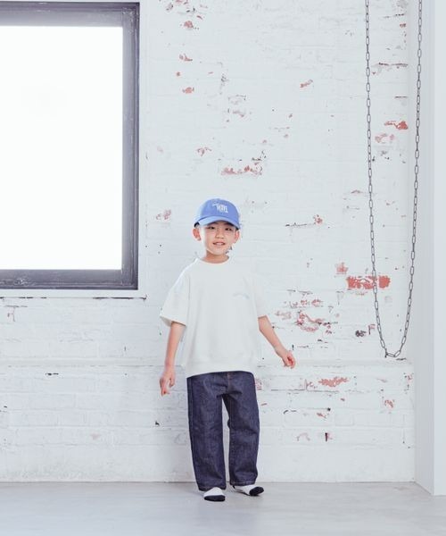 LOWRYS FARM（ローリーズファーム）の「ＣＯＮＥデニムストレートパンツ　177878（デニムパンツ・キッズ・ブルー/ワンウォッシュ/ライトブルー・110cm/120cm/130cm/140cm/150cm）」の19枚目の写真