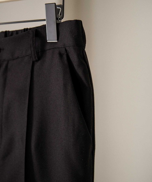 Alfred Alex（アルフレッドアレックス）の「【Alfred Alex】ideal style slim slacks / TR-TWスリムストレートスラックス【セットアップ対応】（スラックス・メンズ・ブラック/アイボリー/ダークグリーン/チャコール/グレイッシュベージュ/ライトグレー・S/M/L）」の13枚目の写真