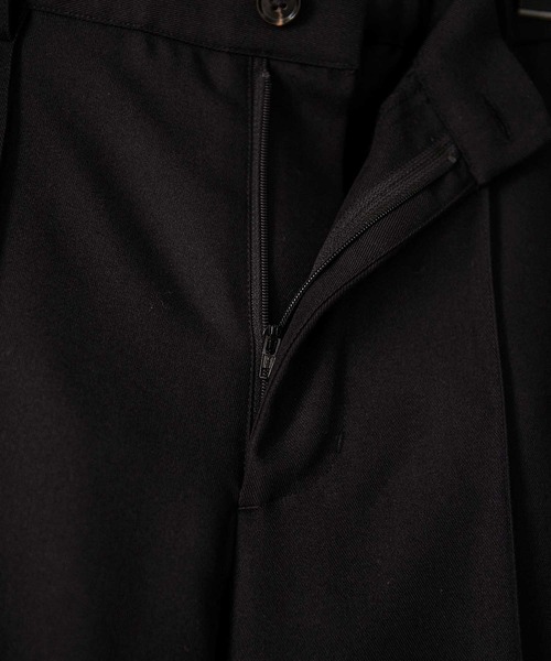 Alfred Alex（アルフレッドアレックス）の「【Alfred Alex】ideal style slim slacks / TR-TWスリムストレートスラックス【セットアップ対応】（スラックス・メンズ・ブラック/アイボリー/ダークグリーン/チャコール/グレイッシュベージュ/ライトグレー・S/M/L）」の12枚目の写真