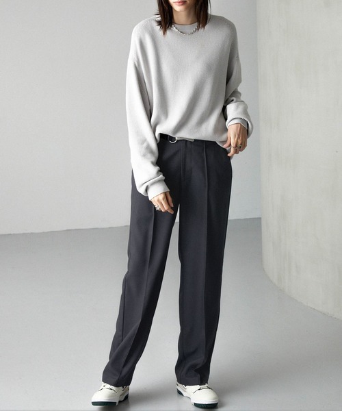 セール】【Alfred Alex】ideal style slim slacks / TR-TWスリム