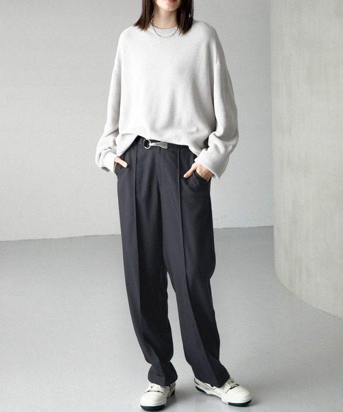 セール】【Alfred Alex】ideal style slim slacks / TR-TWスリム