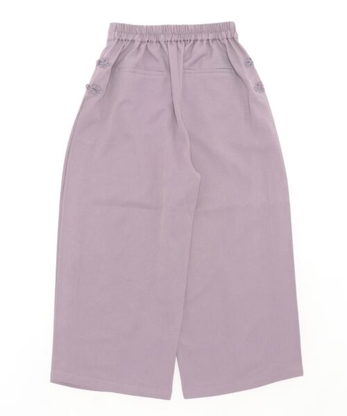 axes femme（アクシーズファム）の「サイド切替チャイナ釦パンツ（その他パンツ・レディース・ラベンダー/ブラック/ブルー・FREE）」の4枚目の写真