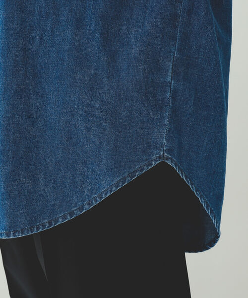 Lee（リー）の「Lee × B:MING by BEAMS / 別注 ルーズフィット シャツ（シャツ/ブラウス・レディース・ライトインディゴブルー/インディゴブルー・FREE）」の16枚目の写真