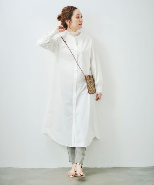 le.coeur blanc(ルクールブラン)の「2WAYストレッチデニムスリムパンツ(デニムパンツ・レディース・グレー/ブラック・36/38)」の6枚目の写真