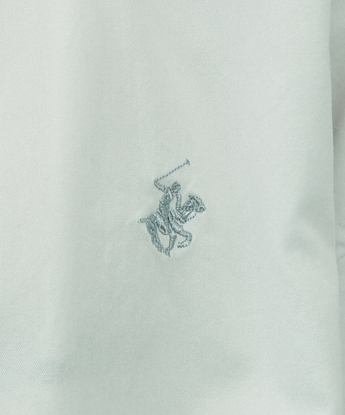 BEVERLY HILLS POLO CLUB(ビバリーヒルズポロクラブ)の「BEVERLY HILLS POLO CLUB/ビバリーヒルズポロクラブ】 ワンポイント 刺繍 ツイル半袖シャツ / デニム半袖シャツ/レギュラーシャツ(シャツ/ブラウス・メンズ・ホワイト/ダークネイビー/ネイビー/インディゴブルー/グリーン系その他・M/L/LL)」の12枚目の写真