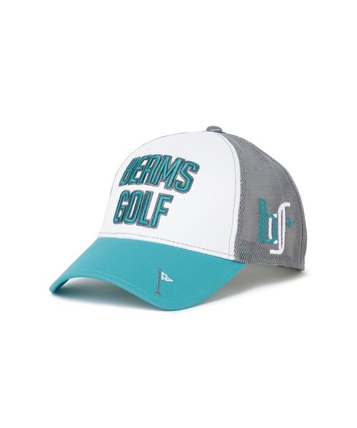 BEAMS GOLF」 メッシュキャップ FREE ブルー メンズ BEAMS GOLF