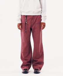 【RUNNING HIGH 】ステッチ ポイント コットン カーペンター パンツ / STITCH POINT COTTON CARPENTER PANTS
