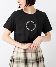 NOLLEY’S | プレーティング天竺ロゴプリントTシャツ(Tシャツ/カットソー)