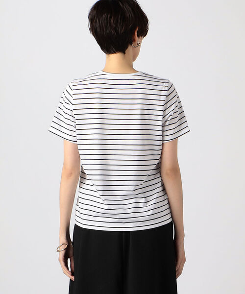 NOLLEY’S(ノーリーズ)の「プレーティング天竺ロゴプリントTシャツ(Tシャツ/カットソー・レディース・ホワイト系その他5/オフホワイト/ネイビー/ブラック/ホワイト系その他6/ホワイト系その他2/ホワイト系その他・38)」の12枚目の写真