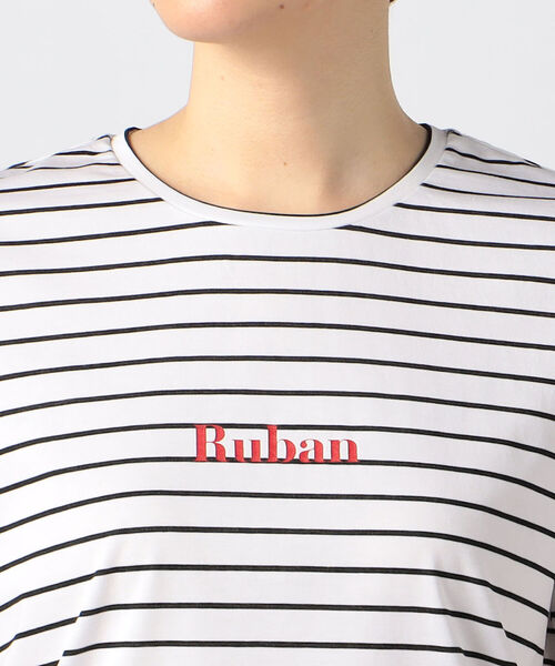 NOLLEY’S(ノーリーズ)の「プレーティング天竺ロゴプリントTシャツ(Tシャツ/カットソー・レディース・ホワイト系その他5/オフホワイト/ネイビー/ブラック/ホワイト系その他6/ホワイト系その他2/ホワイト系その他・38)」の13枚目の写真