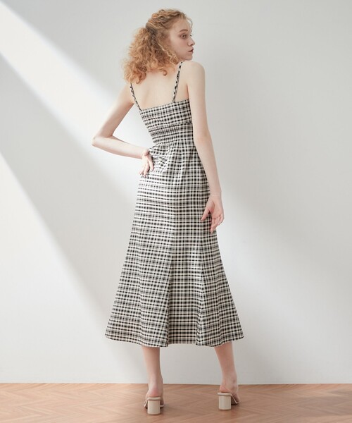DEICY（デイシー）の「チェックキャミワンピース（ワンピース