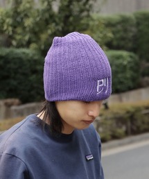 LONELY/論理 | LONELY(論理)/ロンリー LOGO BENIE 刺繍 ビーニー(ニットキャップ/ビーニー)