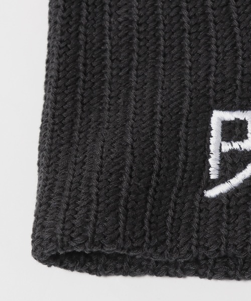 LONELY/論理（ロンリー）の「LONELY(論理)/ロンリー LOGO BENIE 刺繍 ビーニー（ニットキャップ/ビーニー・メンズ・ブラック/パープル・FREE）」の7枚目の写真