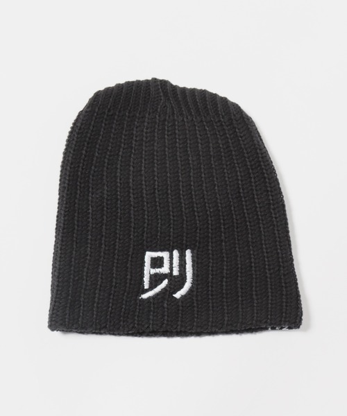LONELY/論理（ロンリー）の「LONELY(論理)/ロンリー LOGO BENIE 刺繍 ビーニー（ニットキャップ/ビーニー・メンズ・ブラック/パープル・FREE）」の17枚目の写真