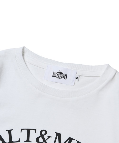 SALT&MUGS（ソルトアンドマグス）の「SML SPORTS TEE（Tシャツ/カットソー・メンズ・ホワイト/ブラック・LARGE/SMALL/MEDIUM）」の5枚目の写真