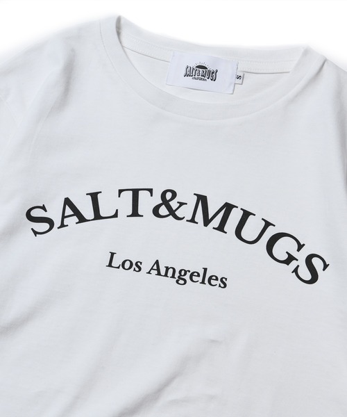 SALT&MUGS（ソルトアンドマグス）の「SML SPORTS TEE（Tシャツ/カットソー・メンズ・ホワイト/ブラック・LARGE/SMALL/MEDIUM）」の6枚目の写真