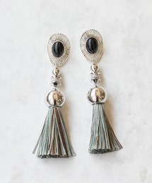 amplis（アンプリス）の「オーバルタッセルピアス/ellipse tassel（ピアス（両耳用））」
