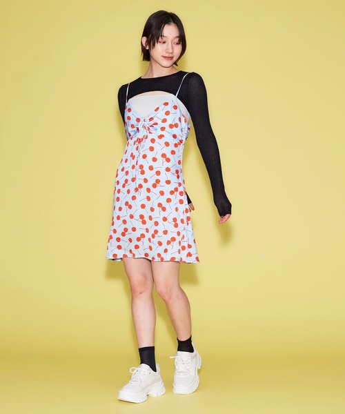 FOREVER 21（フォーエバー トゥエンティーワン）の「【POP】ボレロショートニット（ニット/セーター・レディース・オレンジ/ブラック/ライトグレー・FREE）」の12枚目の写真