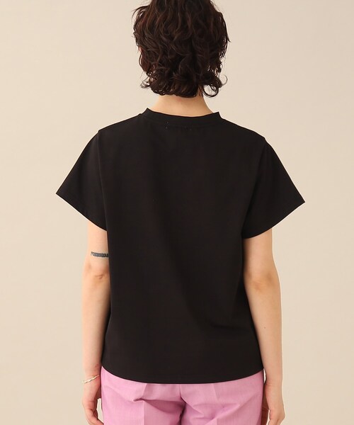GALLEST(ギャレスト)の「AGREABLE Tシャツ(Tシャツ/カットソー・レディース・ブラック/ホワイト・38/13/05)」の6枚目の写真