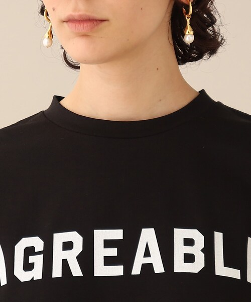GALLEST(ギャレスト)の「AGREABLE Tシャツ(Tシャツ/カットソー・レディース・ブラック/ホワイト・38/13/05)」の7枚目の写真